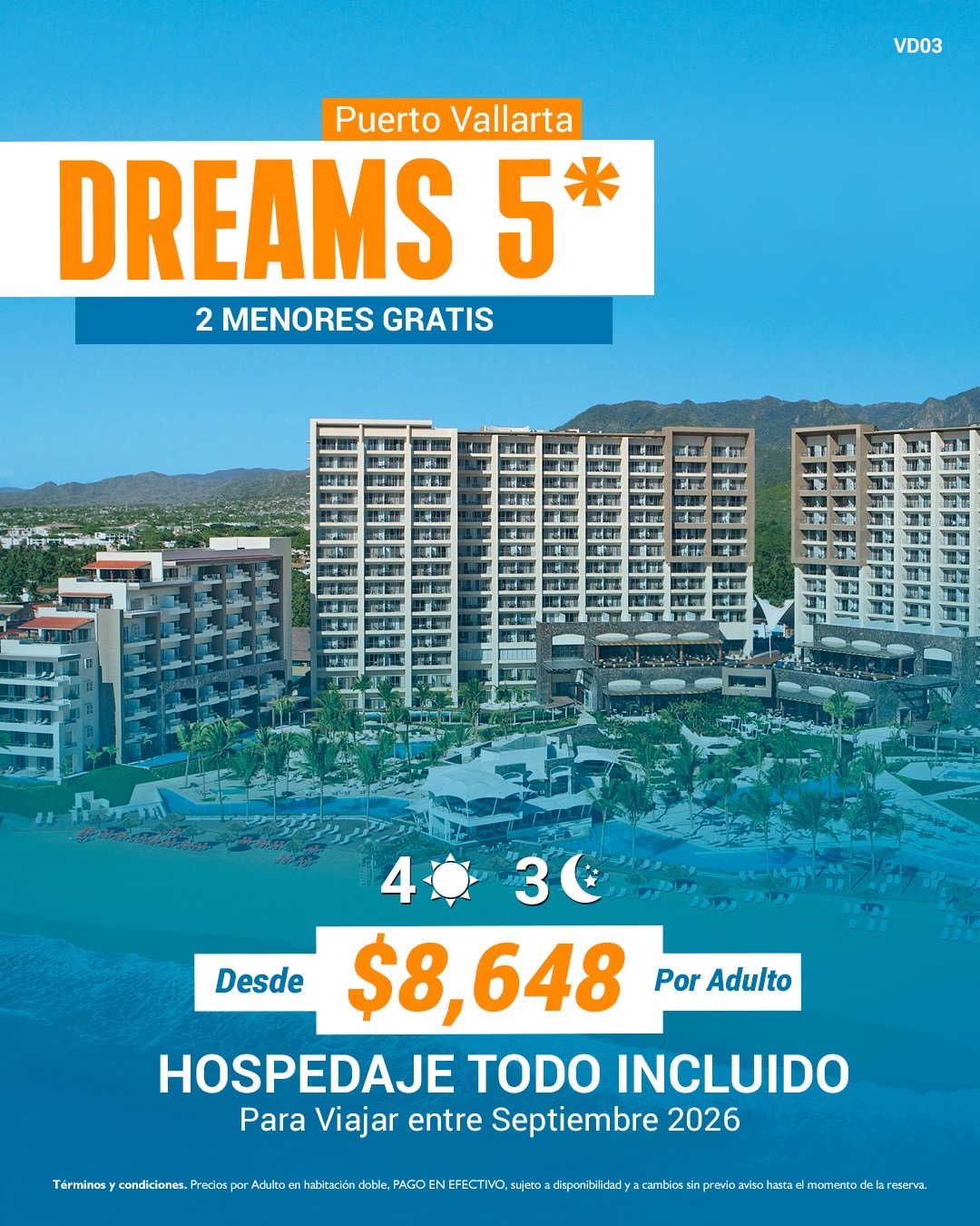 Promoción Puerto Vallarta Dreams 5 estrellas