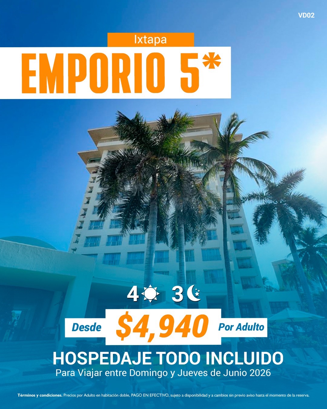 Promoción Ixtapa Emporio 5 estrellas